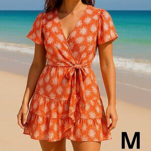 MICHAEL KORS DRESS, SIZE M, ORANGE COLOR